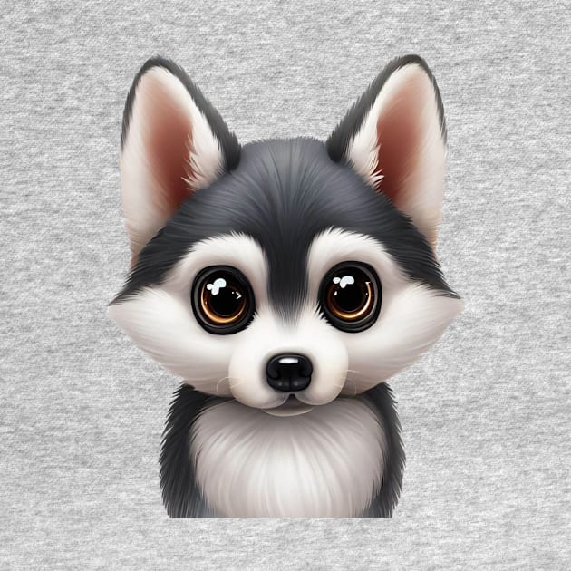 Woofderful Alaskan Klee Kai by Art By Mojo